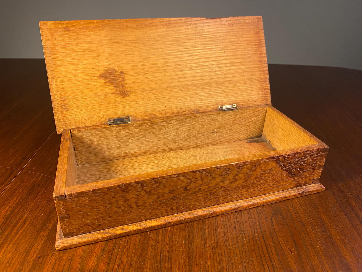 Vintage Indian Carved Softwood Box