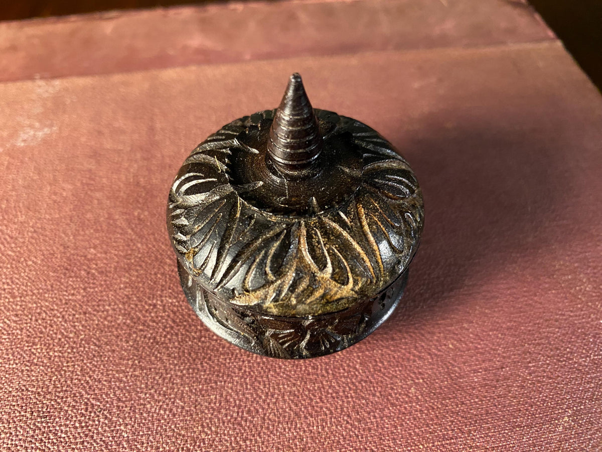 South-East Asian Carved Wooden Trinket Box