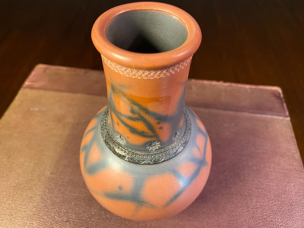 Japanese Raku Studio Pottery Vase