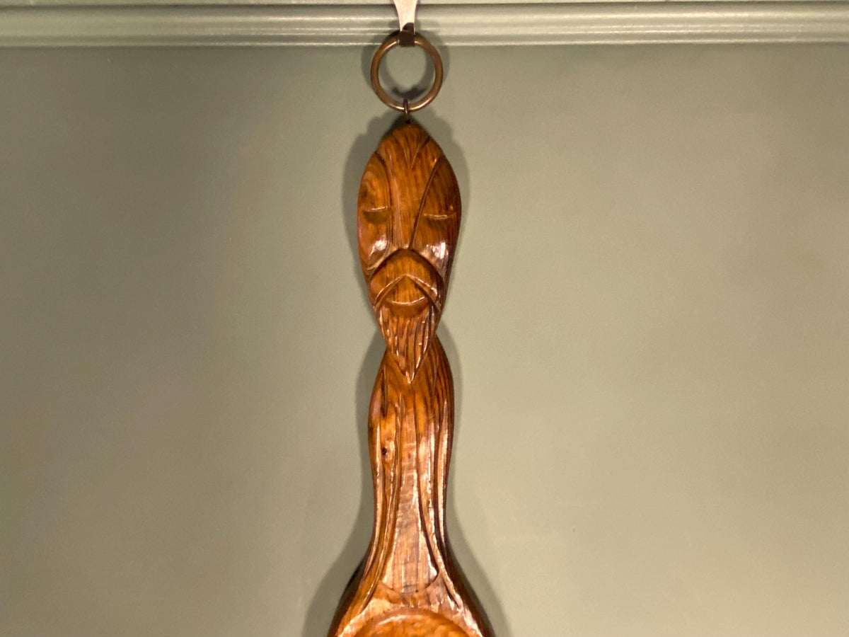 Mid-Century Polynesian-Style Wall Fork