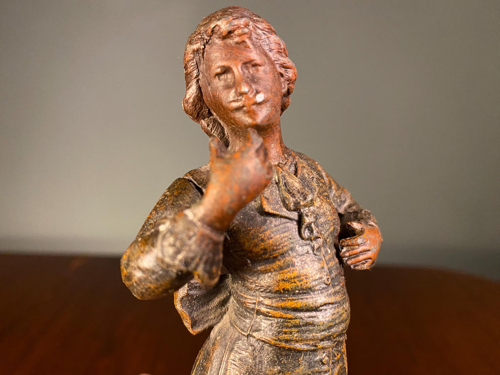 Pair of French Belle Époque Spelter Figures