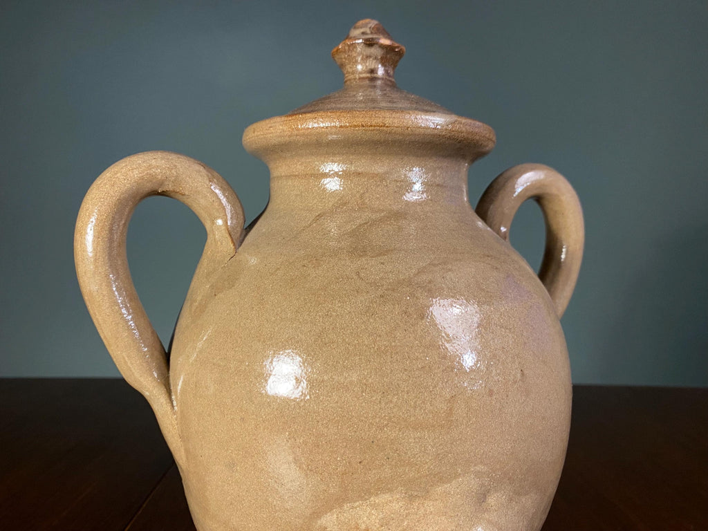 19th-Century French Stoneware Vinegar Jar