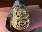 Vintage Pierced Brass Hand Bell