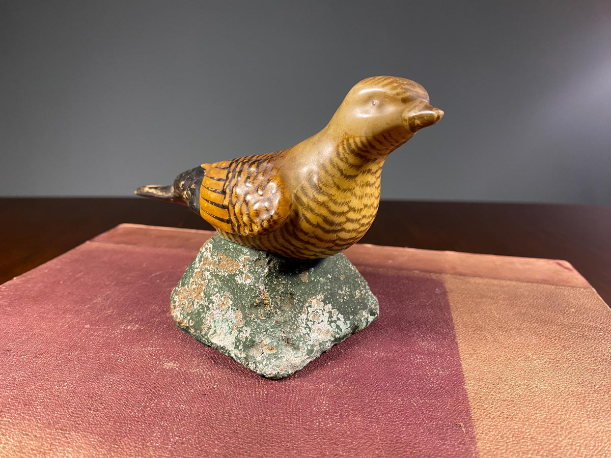 Mid-Century Soapstone Quail
