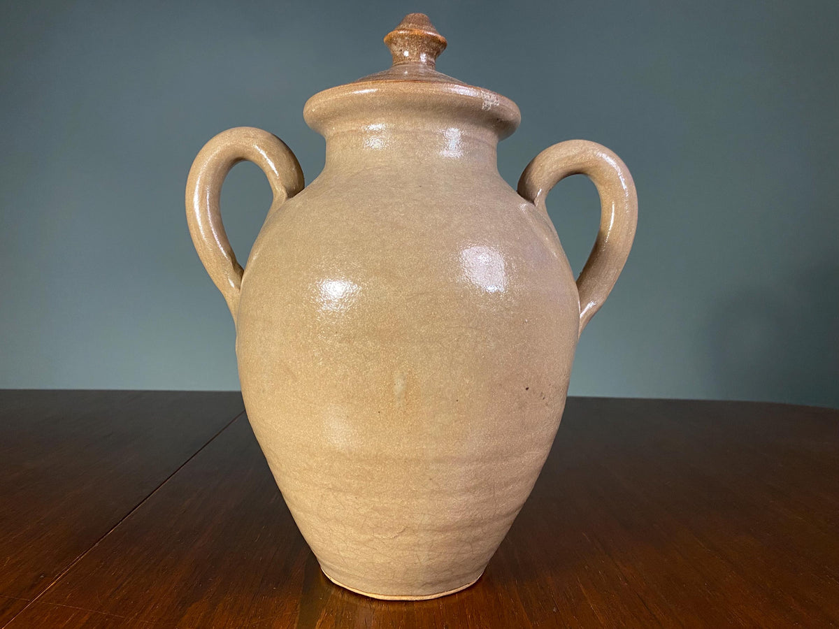 19th-Century French Stoneware Vinegar Jar