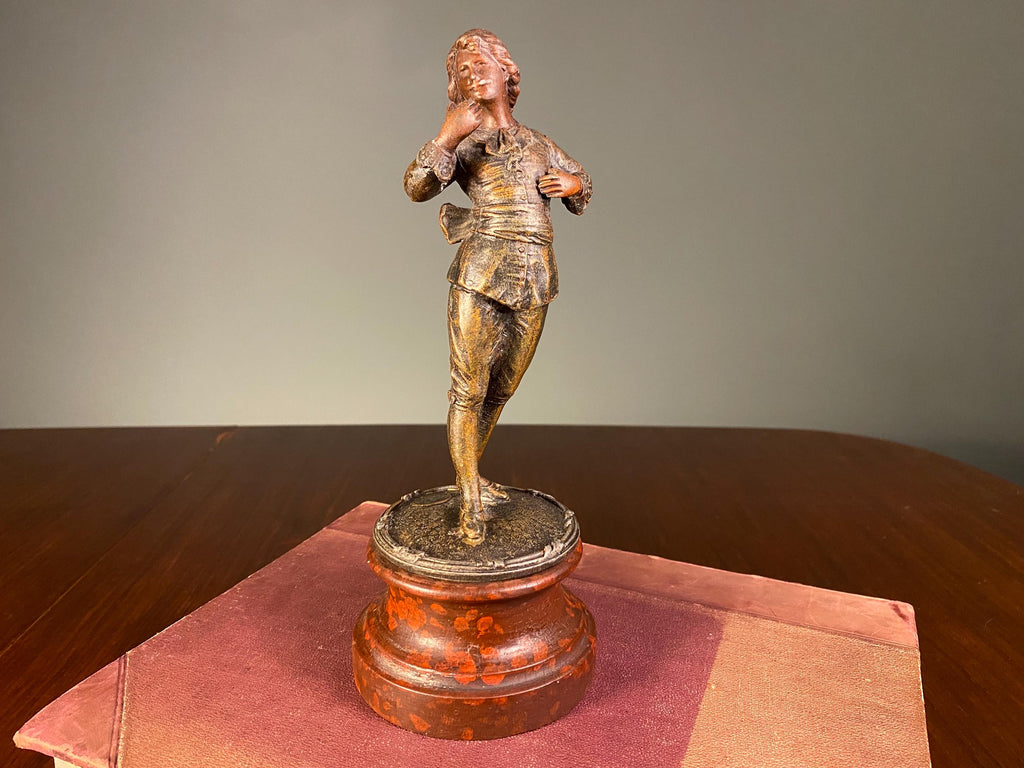 Pair of French Belle Époque Spelter Figures
