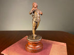 Pair of French Belle Époque Spelter Figures