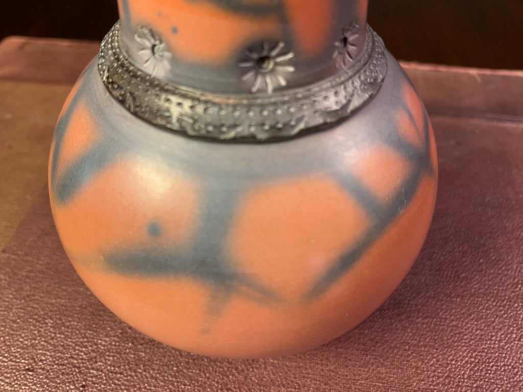 Japanese Raku Studio Pottery Vase