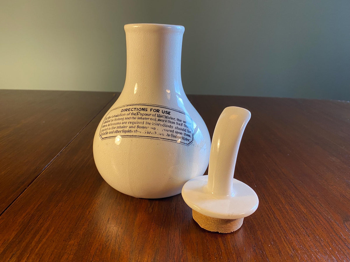 19th-Century Stoneware Inhaler