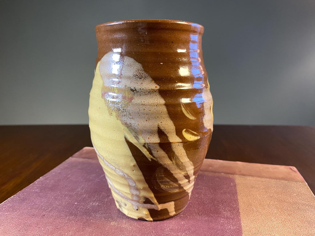Studio Pottery Terracotta Vase