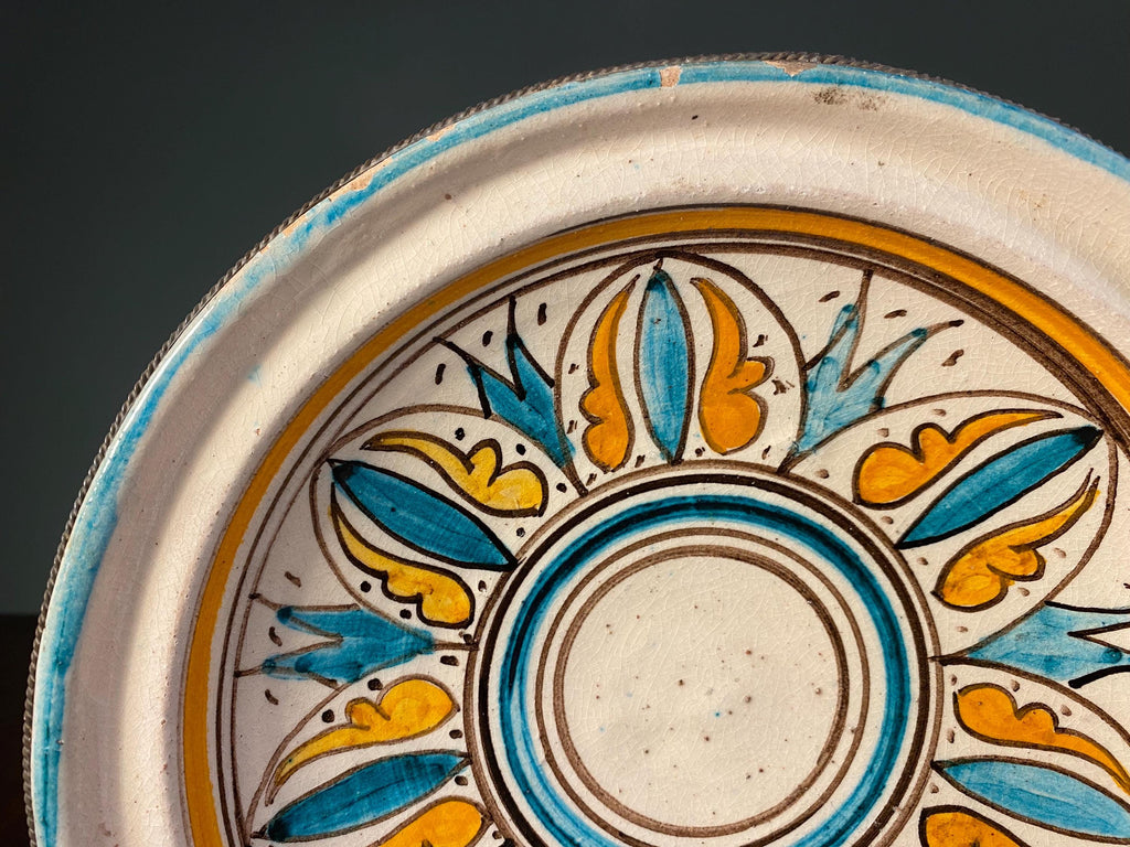 Large Moroccan Safi Pottery Bowl