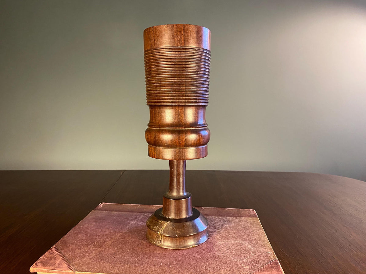 Mid-Century Turned Wood Chalice