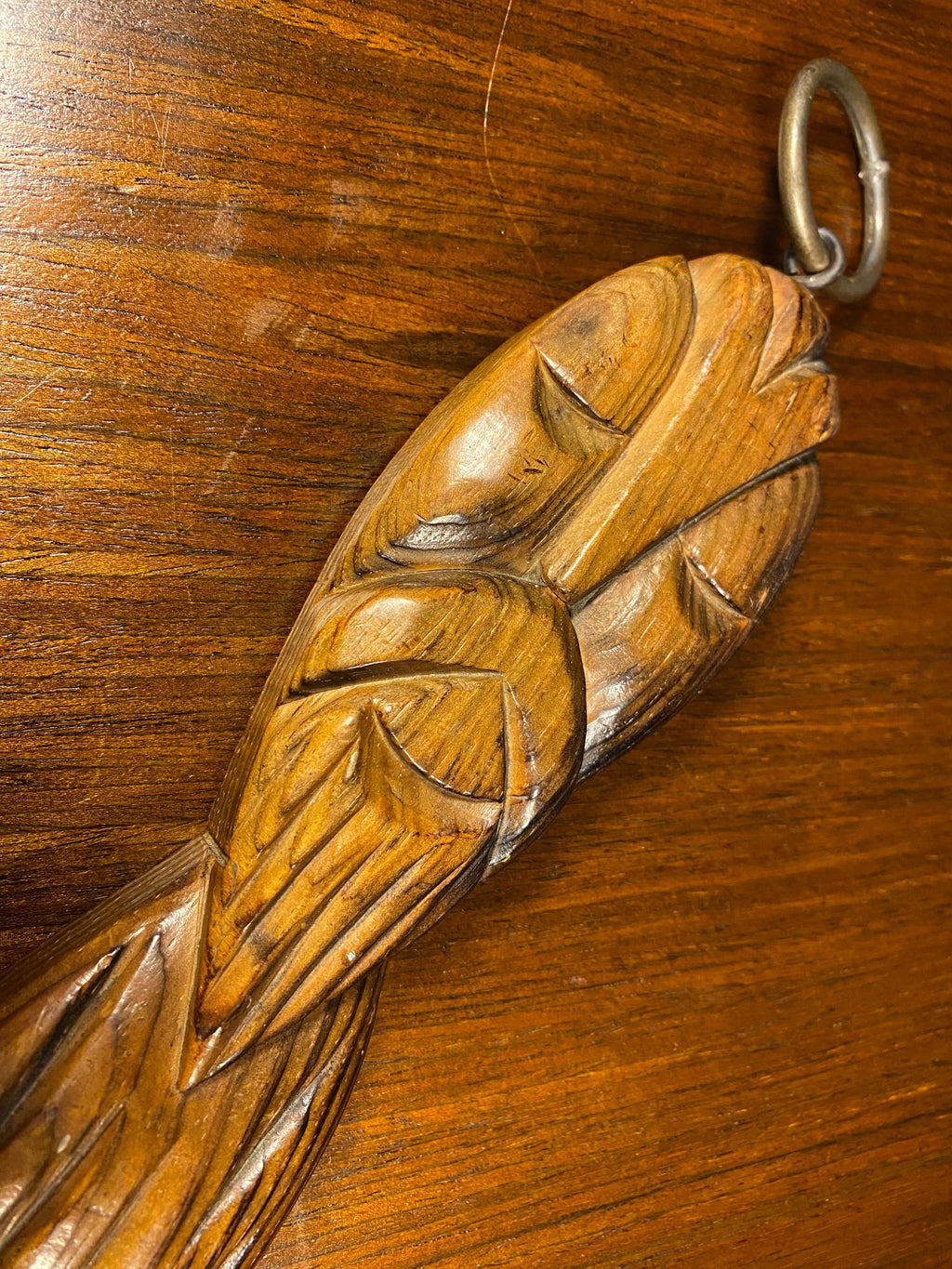 Mid-Century Polynesian-Style Wall Fork