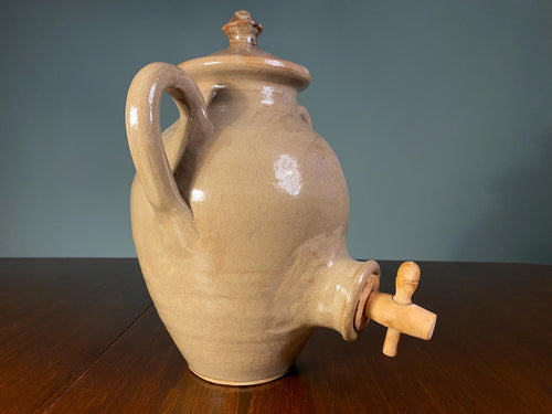 19th-Century French Stoneware Vinegar Jar