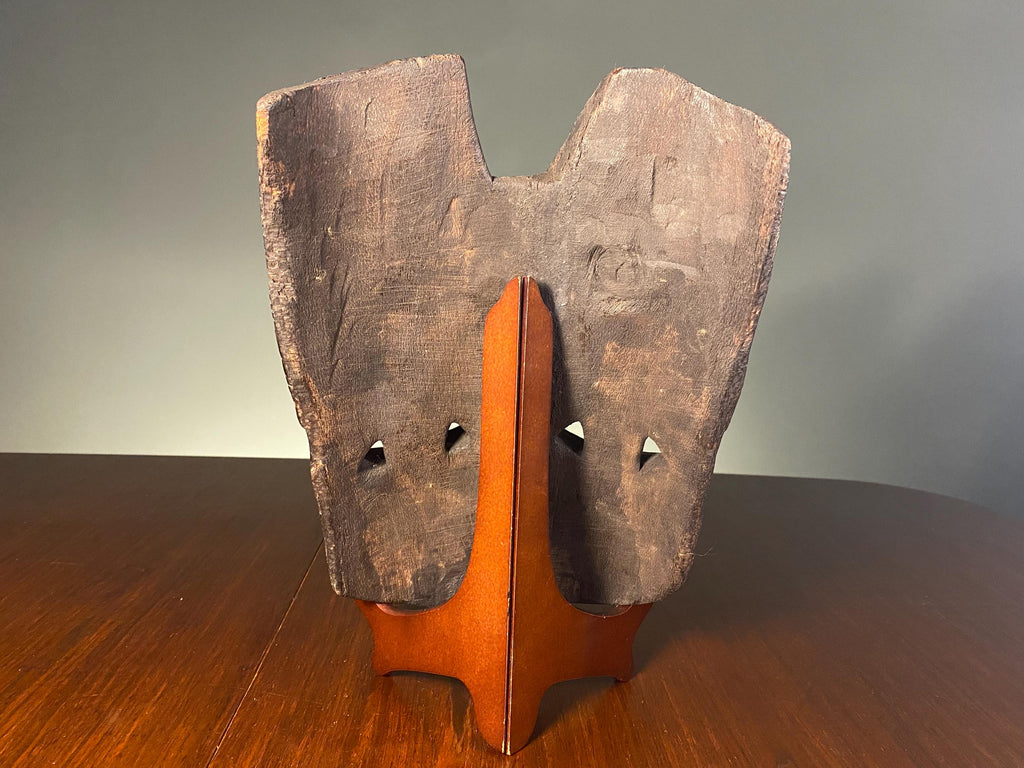 Vintage Peruvian Carved Wooden Mask